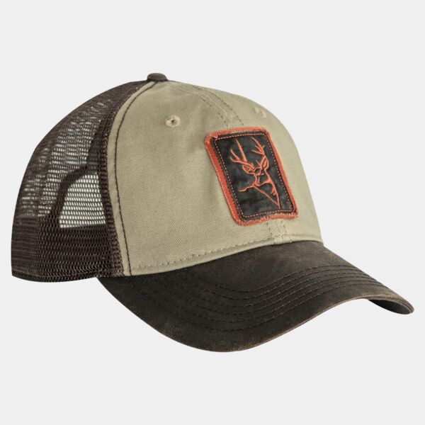 Waxy Cotton Trucker Buck Icon Cap Thumbnail